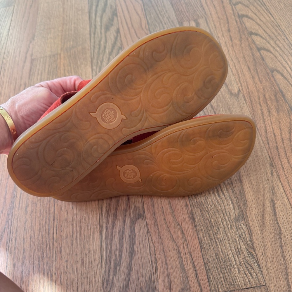 Born burnt orange zip up sandals - Picture 3 of 5